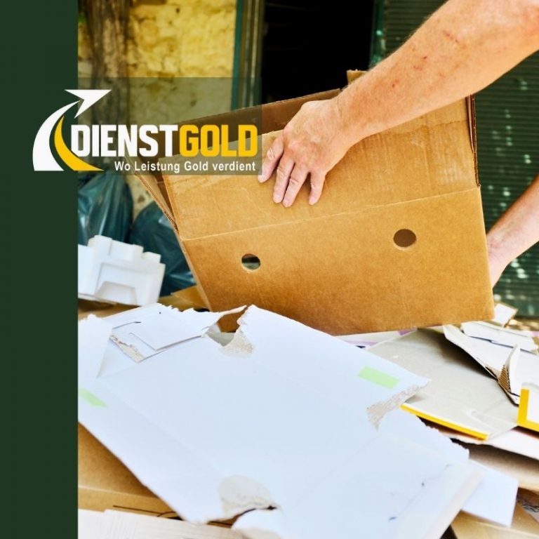 Kellerentrümpelung mit Dienstgold